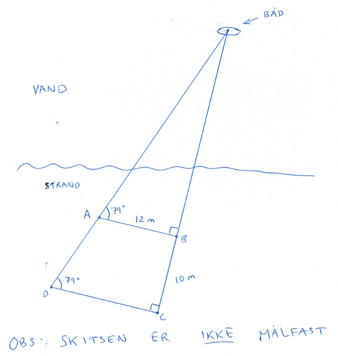 Afstand til en båd