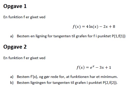 Differentialregning - - Studieportalen.dk