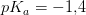 pK_a=-1{,}4