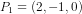 P_1=\left ( 2,-1,0 \right )