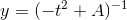 y=(-t^{2}+A)^{-1}
