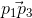 \vec{p_1p_3}