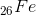 _{26}Fe