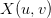 X(u,v)