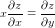\small x\frac{\partial z}{\partial x}=\frac{\partial z}{\partial y}