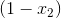 (1-x_2)
