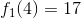 f_1(4)=17