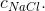 c_{NaCl}.