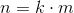 n=k \cdot m