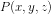 P(x,y,z)
