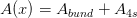 A(x)=A_{bund}+A_{4s}