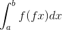 \int_{a}^{b}f(fx)dx