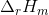 \Delta _r H_m