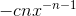 -cnx^{-n-1}