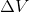 \Delta V