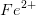 Fe^{2+}