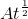 At^\frac{1}{2}