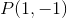 P(1,-1)