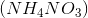 (NH_4NO_3)