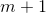 m+1