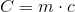 C=m\cdot c