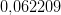 0{,}062209