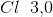 Cl\; \; 3{,}0