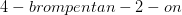 4-brompentan-2-on