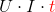 U\cdot I\cdot {\color{Red} t}