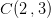 C(2\, ,3)