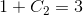 1+C_2=3