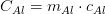 C_{Al}=m_{Al}\cdot c_{Al}
