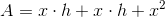 A = x\cdot h +x\cdot h+x^{2}