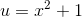 u=x^2+1