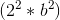 (2^2*b^2)