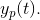 y_p(t).
