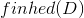 finhed(D)