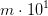 m\cdot 10^1