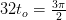 32t_o=\tfrac{3\pi }{2}
