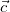\vec{c}