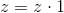 z=z\cdot 1