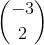 \binom{-3}{2}