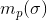 m_p(\sigma)