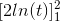 [2ln(t)]_{1}^{2}