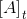 \left [ A \right ]_t