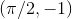 (\pi/2,-1)