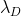 \lambda _{D}