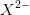 X^{2-}