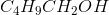 C_4H_{9}CH_2OH