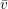 \bar v